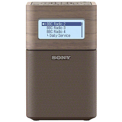 Sony XDR-V1BTD Portable Bluetooth NFC DAB/DAB+/FM Digital Radio Brown/Wood Sony XDR-V1BTD Portable Bluetooth NFC DAB/DAB+/FM Digital Radio Brown/Wood